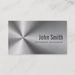 Business Card für coole Edelstahlinterieure Visitenkarte