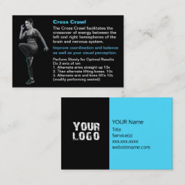 Business Card für Cross Crawl Training Visitenkarte