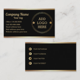 Business Card für das Berufliche Logo des Unterneh Visitenkarte