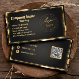 Business Card für das Berufliche Logo des Unterneh Visitenkarte