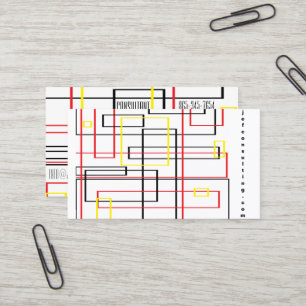 Business Card für das Netzwerk / Linien-Industriem Visitenkarte