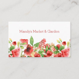Business Card für den Agrarmarkt - Obstgrenzmarkt Visitenkarte