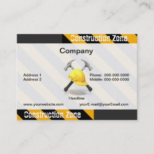 Business Card für den Baubereich Visitenkarte