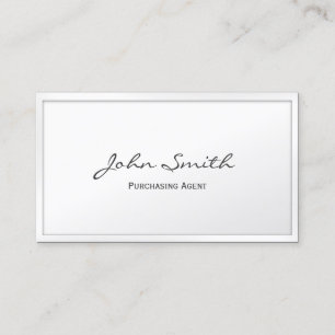 Business Card für den Einkauf von Agenten an der  Visitenkarte