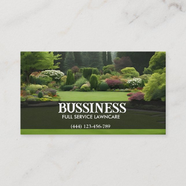 Business Card für den Festnetz-Service Visitenkarte (Vorderseite)