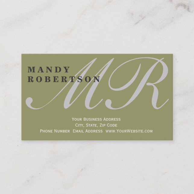 Business Card für den niedlichen Innenarchitekten Visitenkarte (Vorderseite)