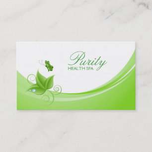 Business Card für den Wellness-Center im Gesundhei Visitenkarte