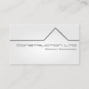Business Card für die Instandhaltung von weißem Gl Visitenkarte