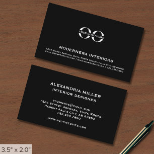 Business Card für elegantes Interieur Visitenkarte