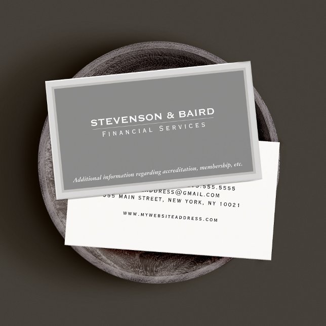 Business Card für Finanzdienstleistungen Visitenkarte (Von Creator hochgeladen)