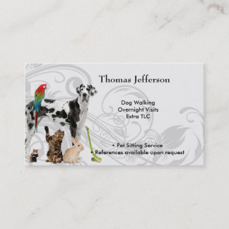 Business Card für Heimtiere Treuekarte