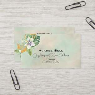 Business Card für Hochzeiten und Eventplaner Visitenkarte