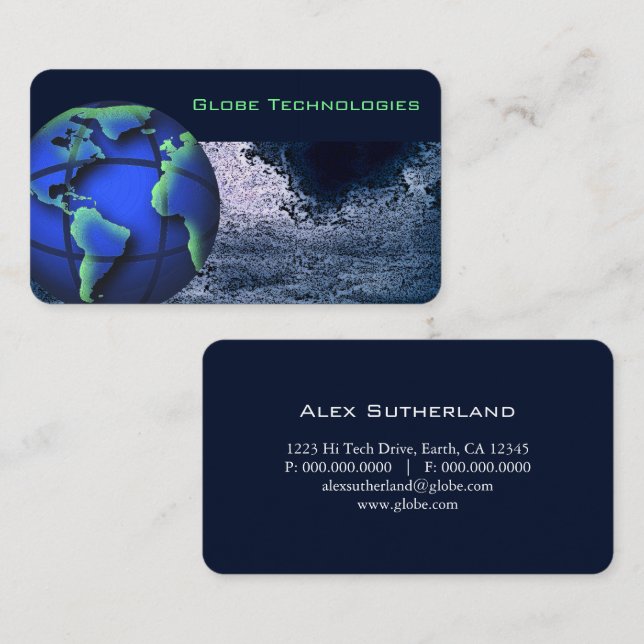 Business Card für IT-Technologie Visitenkarte (Vorne/Hinten)