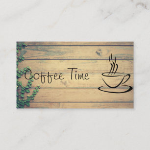 Business Card für Kaffee oder Tee Visitenkarte