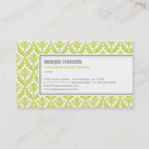 Business Card für klassische Damaskus - Limon Visitenkarte