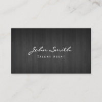 Business Card für klassischen Dunkelholz-Talent-Ag
