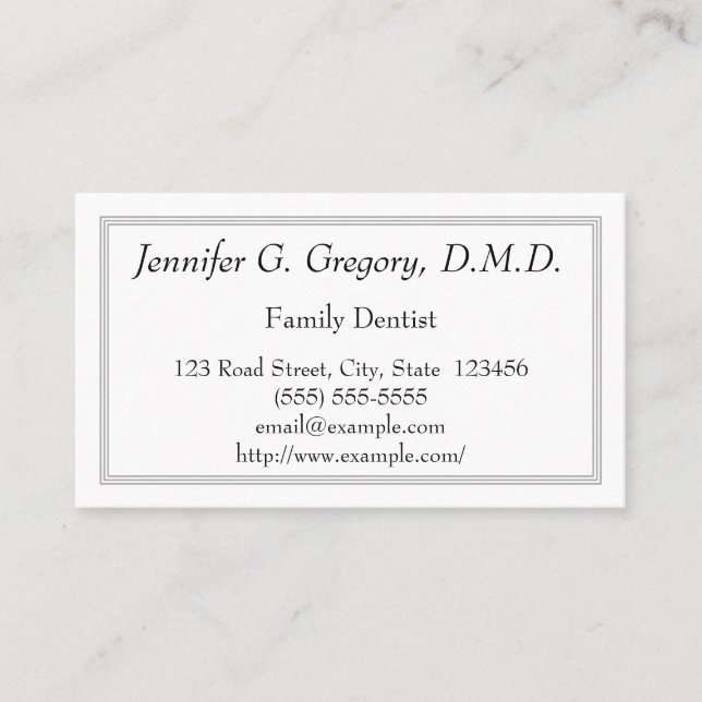 Business Card für Kleinkinder Visitenkarte (Vorderseite)