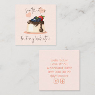 Business Card für kundenspezifischen Koch Quadratische Visitenkarte