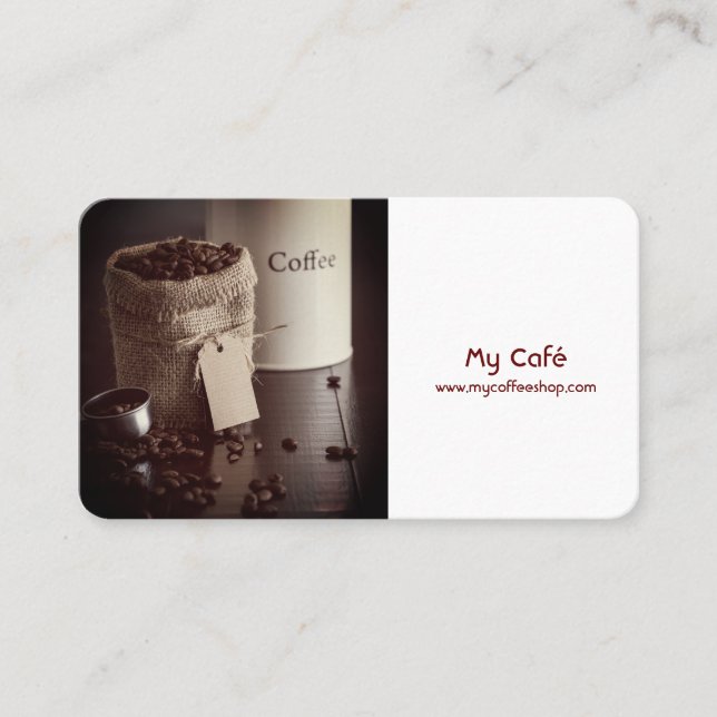 Business Card für Lebensmittel und Getränke Visitenkarte (Vorderseite)