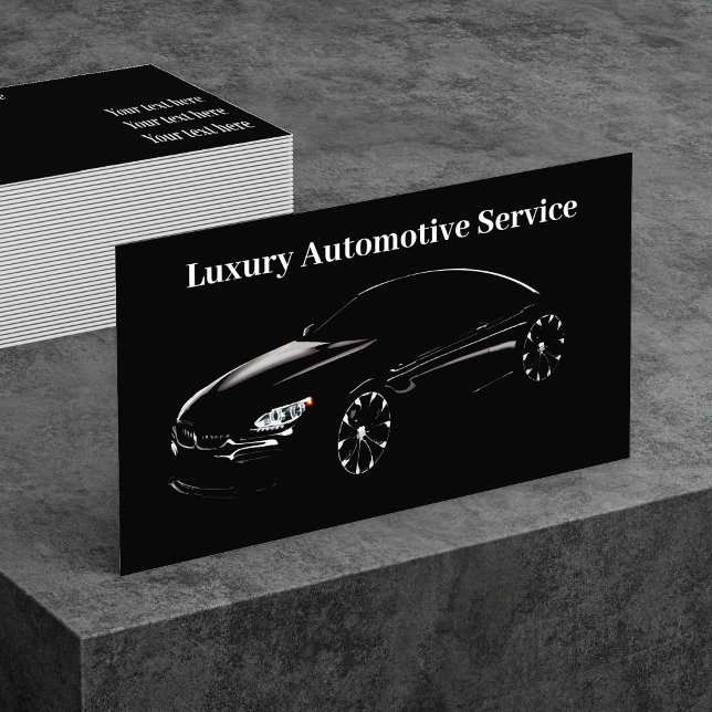 Business Card für Luxusautomobile Visitenkarte (Von Creator hochgeladen)