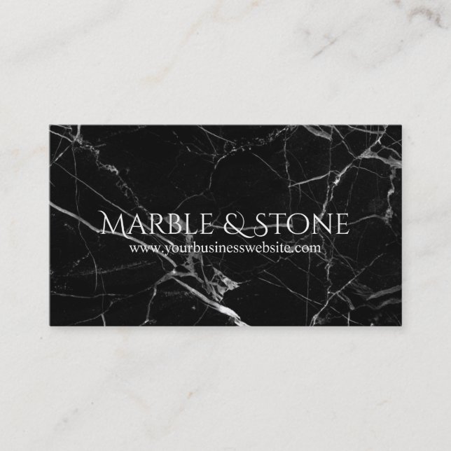Business Card für Marmor- und Stone-Countertops Visitenkarte (Vorderseite)