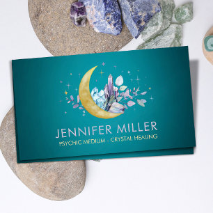 Business Card für Moon- und Wasserfarbkristalle Visitenkarte