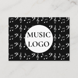 Business Card für Musikanweisungen Visitenkarte