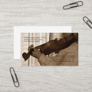 Business Card für Musiklehrer Visitenkarte