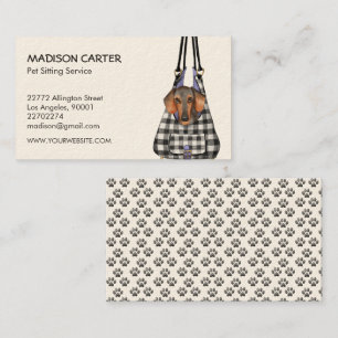 Business Card für niedliche Heimtiere Visitenkarte