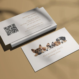 Business Card für niedliche Hunde Visitenkarte