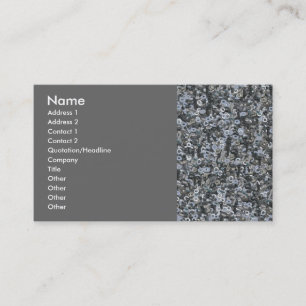 Business Card für Nuts und Bolzen Visitenkarte