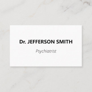 Business Card für Psychiater Visitenkarte