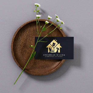 Business Card für Reinigungsdienste Visitenkarte