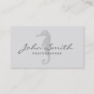 Business Card für Seepferd-Fotografen Visitenkarte