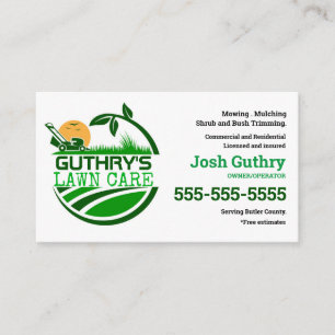 Business Card für Sonnenuntergang Visitenkarte