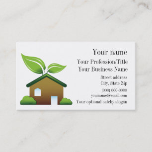 Business Card für Umgebungsdesign Visitenkarte