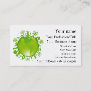 Business Card für Umgebungsdesign Visitenkarte