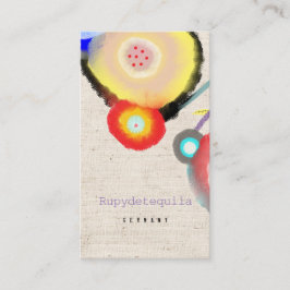 Business Card für Wasserfarben Visitenkarte