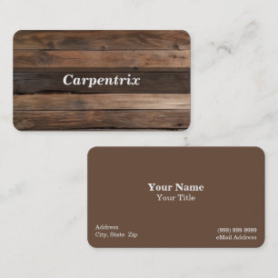 Business Card Holz Visitenkarte