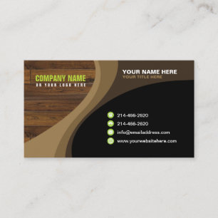 Business Card im Holzstil Visitenkarte