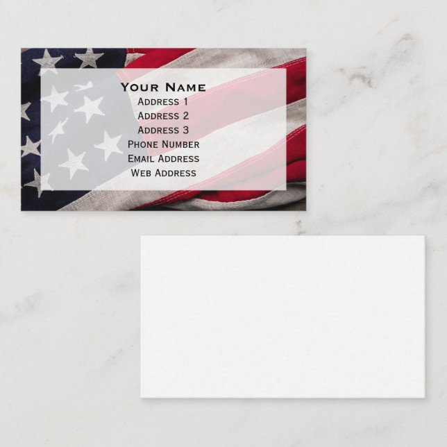 Business Card in Standardgröße, 3,5 Zoll x 2,0", B Visitenkarte (Vorne/Hinten)