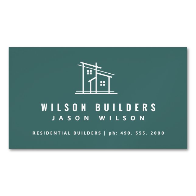 Business Card Magnet für moderne Gebäude (Vorderseite)