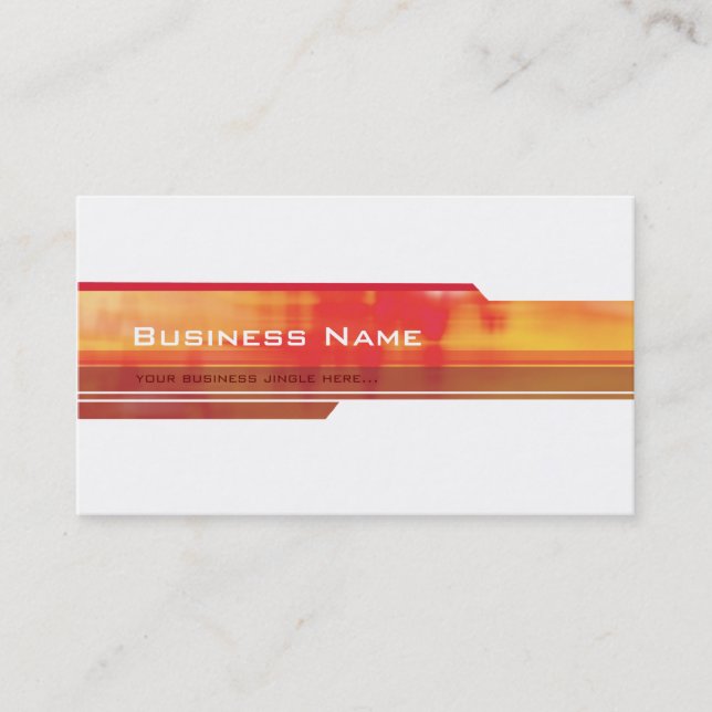 BUSINESS CARD Moderner futuristischer Trend Visitenkarte (Vorderseite)