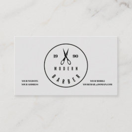 Business Card "Modernes Barber" Visitenkarte
