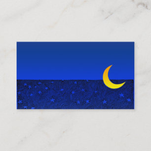 Business Card "Moon and Stars" Visitenkarte