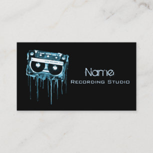 Business Card Recording Studio Visitenkarte