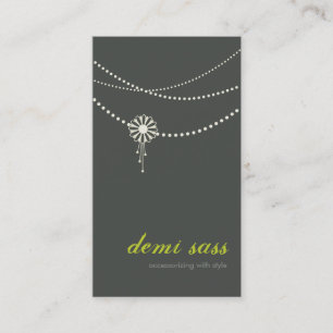 BUSINESS CARD trendige Schmuckzubehör Visitenkarte
