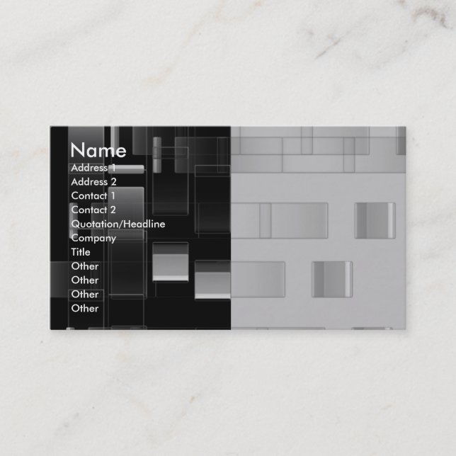 business_card visitenkarte (Vorderseite)