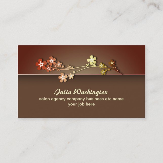 Business Card Visitenkarte (Vorderseite)