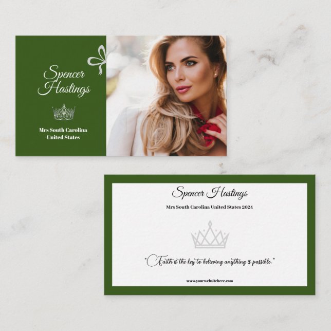Business Card Visitenkarte (Vorne/Hinten)